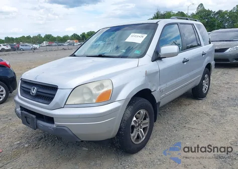 2005 Honda Pilot Ex-L from USA, damaged, VIN 5FNYF18625B062816